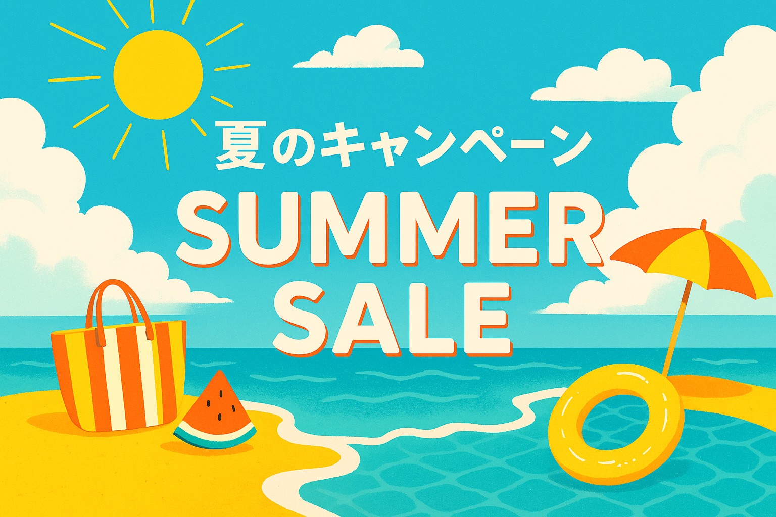 夏のキャンペーン用アイキャッチ画像