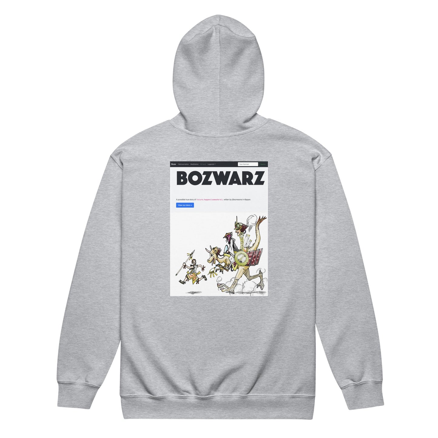 Unisex heavy blend zip hoodie